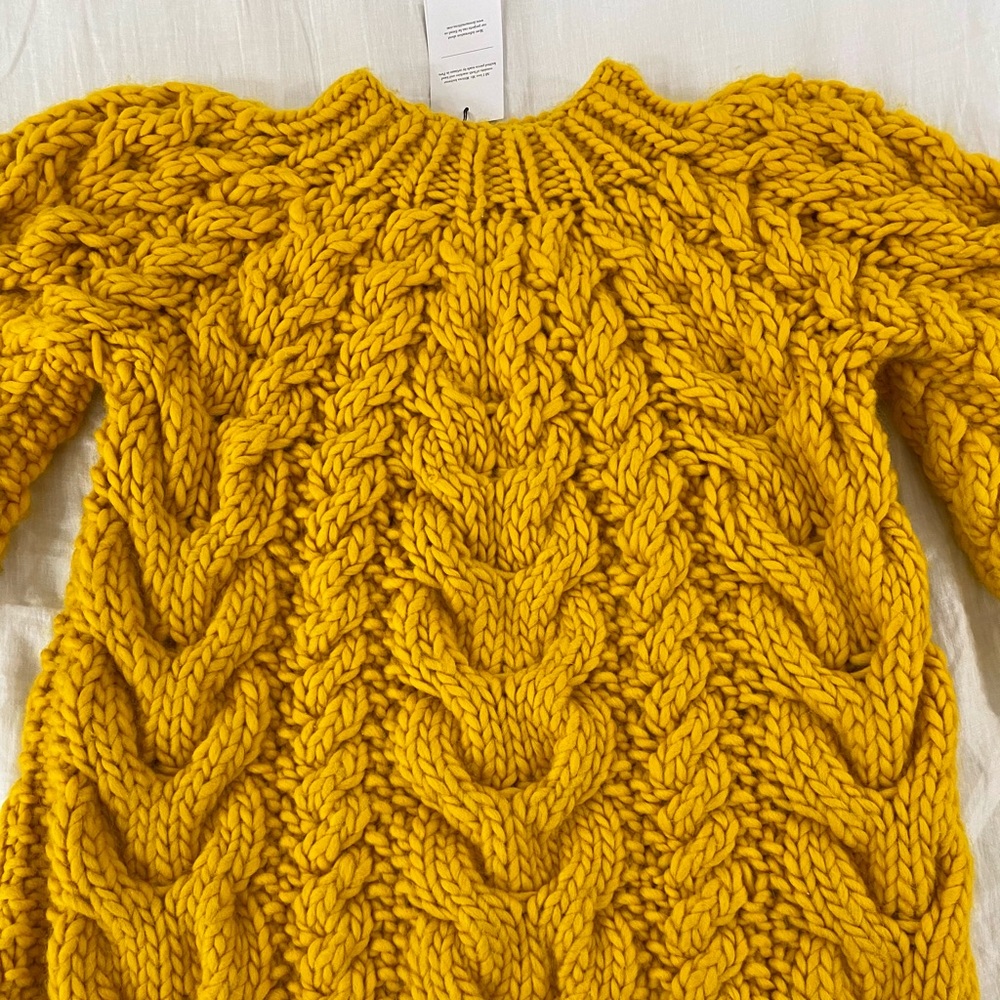 💍SOLD💍 Mr Mittens Maxi Chunky Cable Sweater - Picture 4 of 9